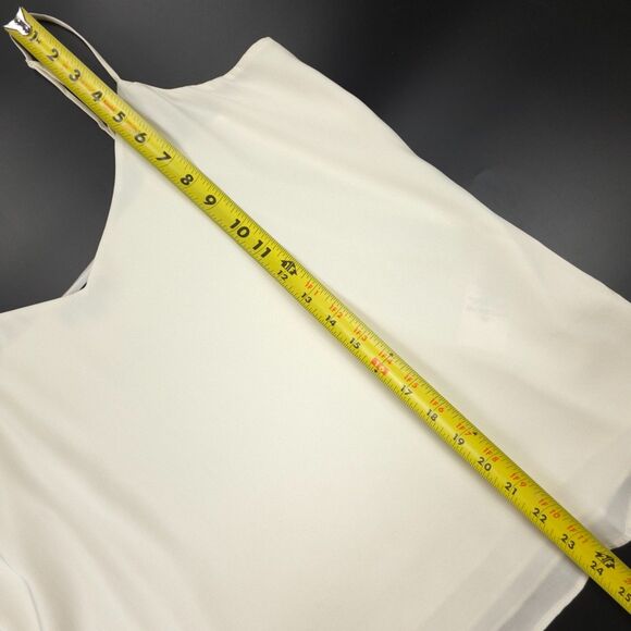 NEW Quince Washable Stretch Silk V-Neck Cami Ivory Basic Quiet Luxury Old Money - Picture 4 of 6